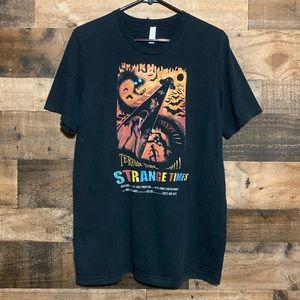 Strange Times Terrible Threat T-Shirt Size Large